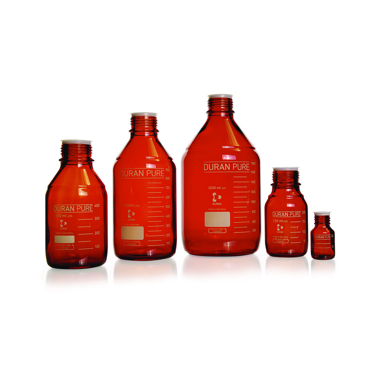 Search Laboratory bottles, Duran PURE, amber DWK Life Sciences GmbH (Duran) (984676) 
