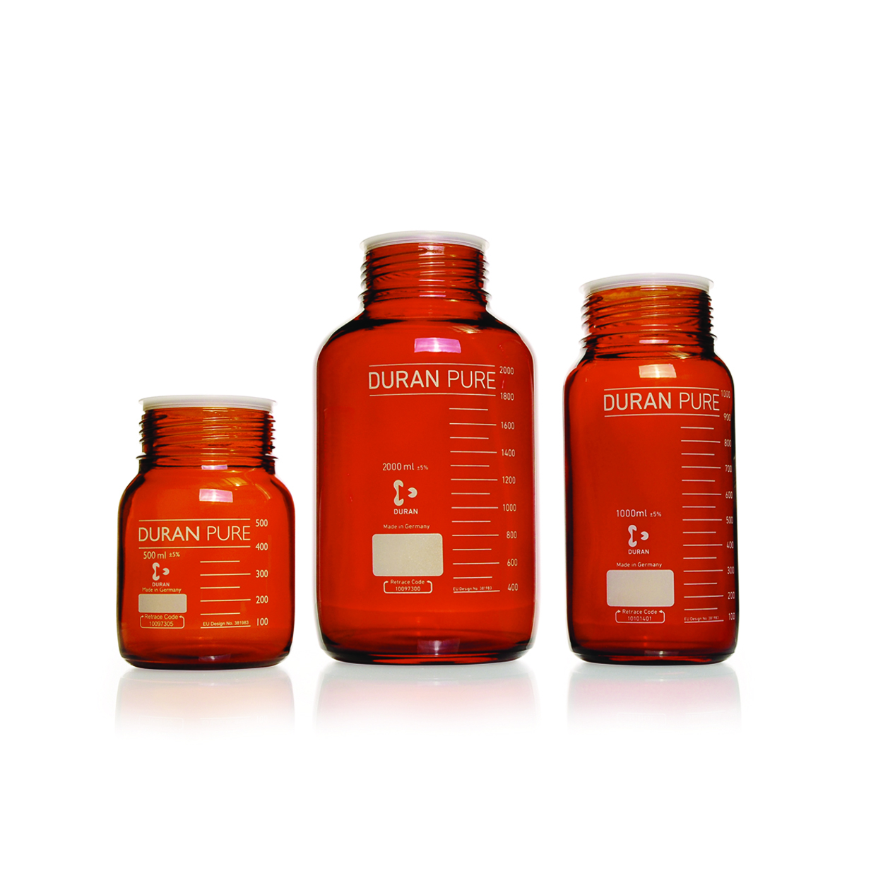 Search DWK Life Sciences GmbH (Duran) (984676)-Laboratory bottles, Duran PURE, amber