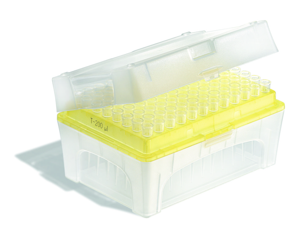 Search Pipette tips, racked in TipBox, PP, non-sterile BRAND GMBH + CO.KG (9868) 