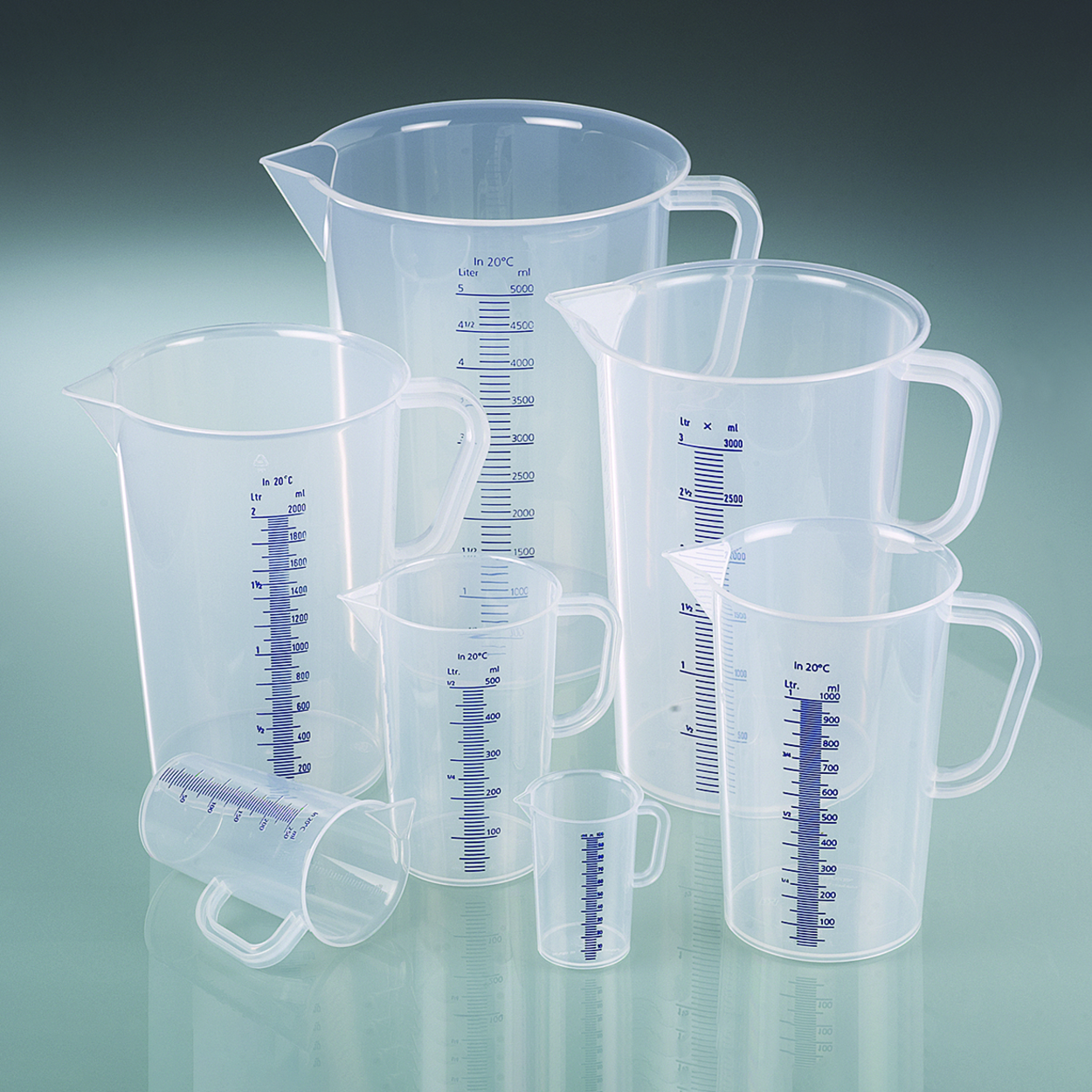 Search Graduated beakers, PP, blue graduation Bürkle GmbH (988344) 