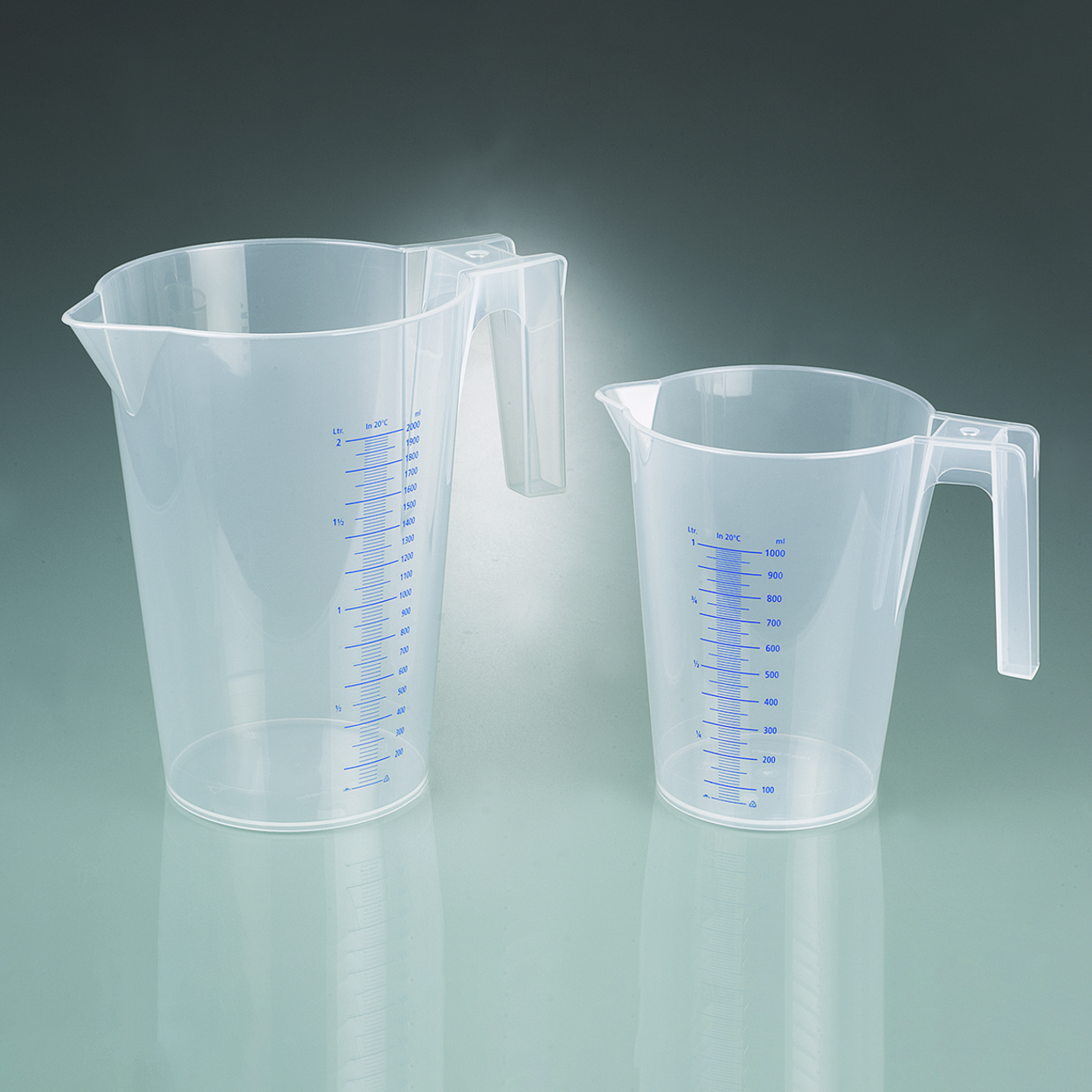 Search Graduated beakers, PP, blue graduation, stackable Bürkle GmbH (988346) 