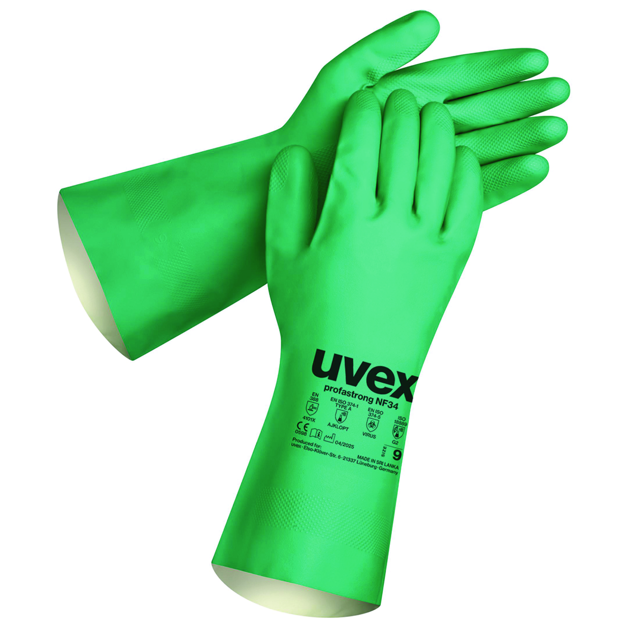 Search Chemical Protection Glove uvex profastrong NF34, Nitrile Uvex Arbeitsschutz GmbH (995842) 