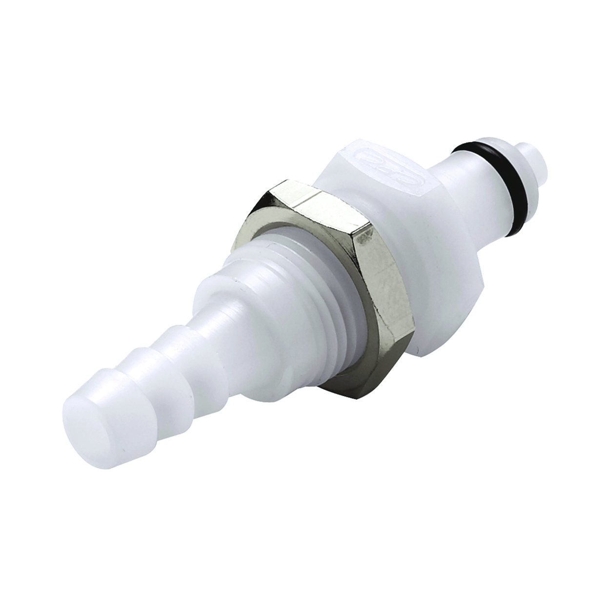 Search Rapid couplings, POM, hose couplings with hose nipples, with valve, for plate mounting Bürkle GmbH (996862) 