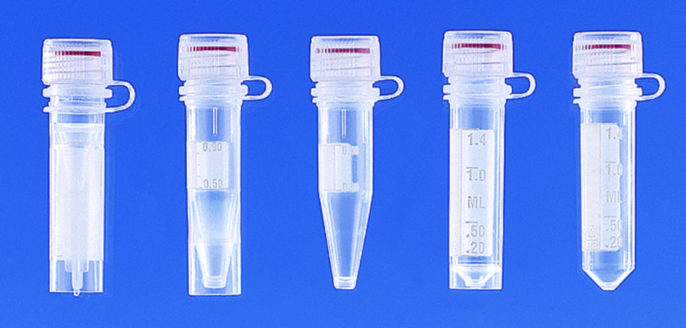 Search Micro tubes, PP, with attached screw cap, PE, with silicone seal BRAND GMBH + CO.KG (9969) 