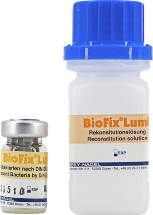 BioFix Lumi Leuchtbakterien DIN EN ISO 11348-3 -spezialverpackt in K&uuml;hlbeuteln Packung � 10x1 ml, gefriergetrocknet