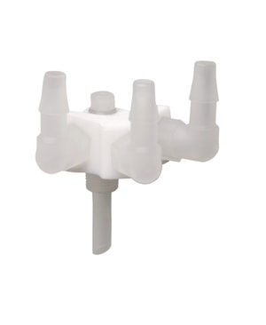 3-fach Sammler für Leak-Anschluss, seitlich, ohne Oliven