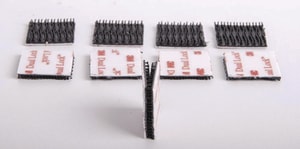 Dual Lock wiederl&ouml;sbarer Druckverschluss f&uuml;r SCAT Scheibensensoren, VE=10Stk. mit 20x20mm (VE = 10)