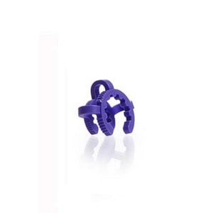 KECK-Klemme, NS 12,5, violett POM, f&uuml;r Kegelschliffe