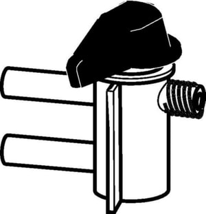 Ausstoßventil, für Eppendorf Top Buret, mit Knebel