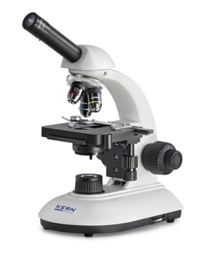 Durchlichtmikroskop Monokular Achromat 4/10/40, WF10x18, 3W LED