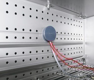 Durchführung mit Silikonstopfen 100 mm, links