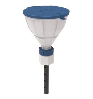 Sicherheitstrichter mit Kugelventil, V2.0, HDPE