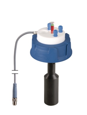 SafetyWasteCap, V2.0, S60/61 elektronische F&uuml;llstandskontrolle, 3x 3,2 mm AD und Anschluss f&uuml;r Abluftfilter