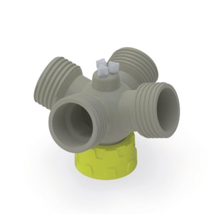 Mehrfachflaschenverteiler, PP/PPS