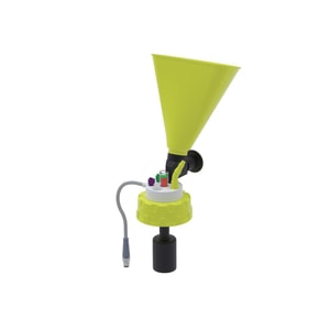 b.safe Waste Caps, PP, mit elektronischer F&uuml;llstandskontrolle und Einf&uuml;lltrichter