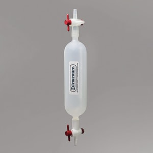 Gassammelrohre, PP, mit einem geraden und einem 3-Wege-Absperrhahn