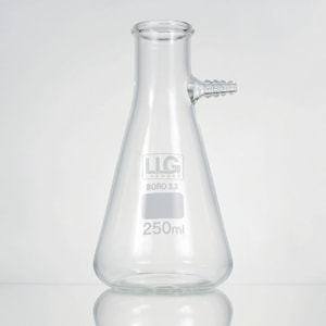 Kolby filtracyjne z podłączeniem, szkło borokrzemowe 3.3, LLG
