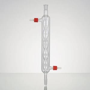 LLG-Condenser acc. to Allihn, borosilicate glass 3.3, PP olive