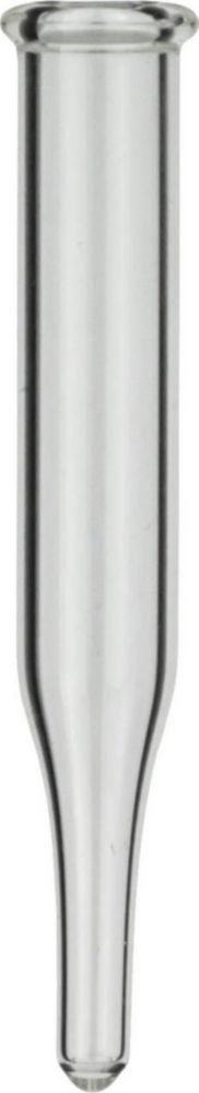 Mikroeins&auml;tze N 13-4 G, 0,3 ml AD: 6 mm, Au&szlig;enh&ouml;he: 40 mm klar, konisch, Metallfeder 702974 notwendig; VE=100