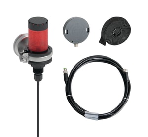 Scheibensensor Set, Signallampe, Leerstand