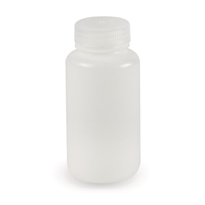 LLG-Botella de boca ancha, HDPE, redonda