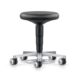 Reinraum Hocker mit Fu&szlig;ausl&ouml;sung