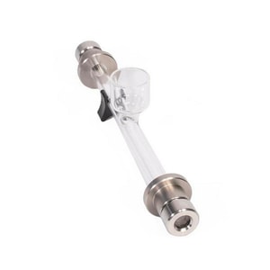 Polarimeterr&ouml;hre, Glas, Becherf&uuml;llung Metall-Endkappen: 200mm