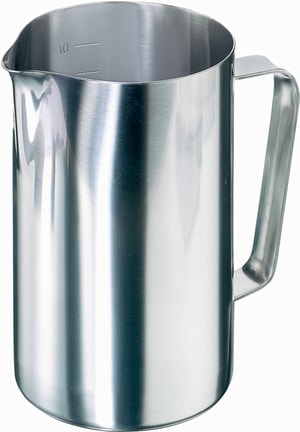 Messbecher, 100 X 155 mm ( X H) 1,0 L, rostfreier Edelstahl, schwere Ausführung