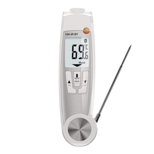 Einstech-/Infrarot-Thermometer testo 104-IR BT