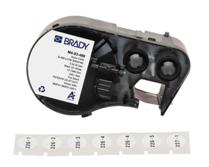 Etiketten f&uuml;r Etikettendrucker M510, Nylongewebe B-499, rund