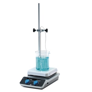 Magnetrührer mit Heizung AREC 7 Digital Set, mit Temperaturfühler, Stab, Klemme