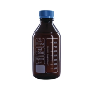 Laborflaschen, Borosilikatglas, beschichtet, braun