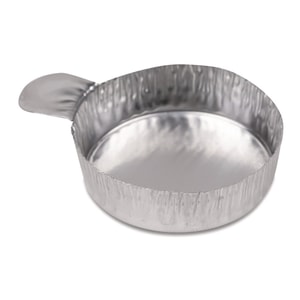 W&auml;geschalen, Aluminium, gewellte W&auml;nde, mit Fingerlasche