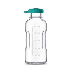 Autoklav-Flaschen, Borosilikat 3.3, mit Push-on Verschluss