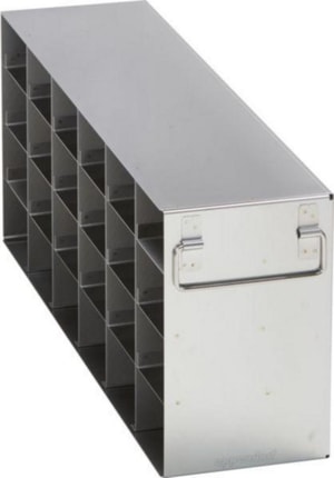 Rack f&uuml;r Ultratiefk&uuml;hlger&auml;t: CryoCube&reg; F440/ F570-Serie, CryoCube&reg; F740-Serie (5 F&auml;cher, Fach 14), Premium U410, HEF&reg; U410, DW