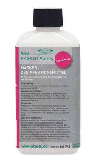 Masken-Desinfektionsmittel Inhalt 250 ml &Auml;tzender fl&uuml;ssiger Stoff n. a. g UN 1760, 8, III, (E) ***Exportkontrolle***