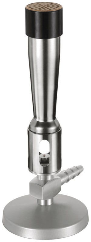 Mekerbrenner für Allgas Luftregulierung, Nadelventil für Gaswahl von unten