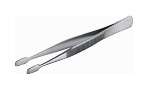 Deckglaspinzetten, Stahl vernickelt