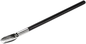 Wiegeschaufel, 155 mm, Messing vernickelt