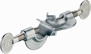 Doppelmuffe f&uuml;r St&auml;be bis 16 mm, Zinkdruckguss, unlackiert