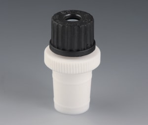 Normschliff-R&uuml;hr-Verschl&uuml;sse, PTFE