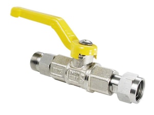 Absperrventil f&uuml;r Temperierkreislauf (max. + 90 &deg;C), M16x1