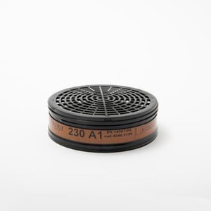 Gasfilter 230 A1 1 Einsatzfilter + 1 Ersatzfilter gegen organische Gase u. D&auml;mpfe, VE=2