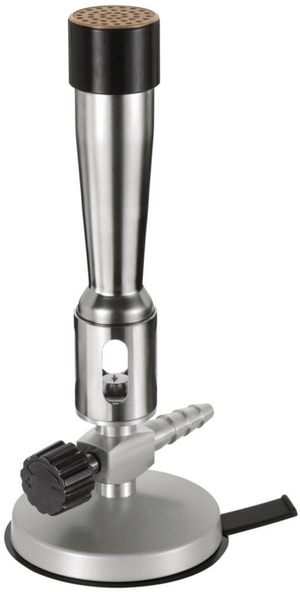 Mekerbrenner für Erdgas Lufregulierung, Nadelventil Rohr  28 mm, Kopf  32 mm