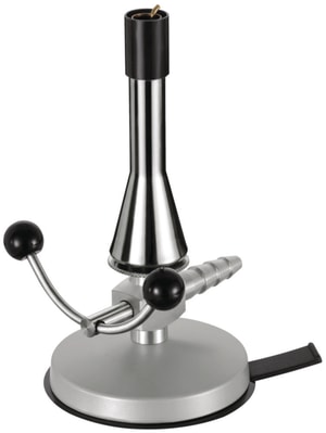 Teclubrenner f&uuml;r Propan Lufregulierung, Doppel-Hebelhahn, Sparflamme innen, DIN-Ausf&uuml;hrung, DIN 30665