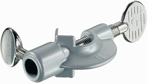 Einfachmuffe für Stäbe bis 16 mm, Zinkdruckguss, vernickelt