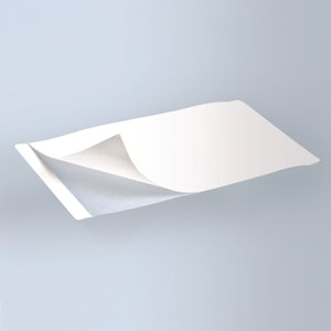 Verschlussfolien, selbstklebend, gasdurchl&auml;ssig, Rayon