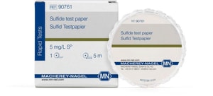 Sulfid Testpapier Rolle  5 m Länge und 7 mm Breite