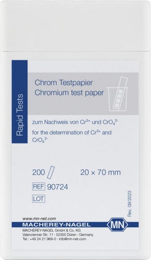 Chrom Testpapier 200 Streifen