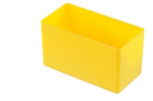 Einsatzbox 108x54x63 mm gelb, PS